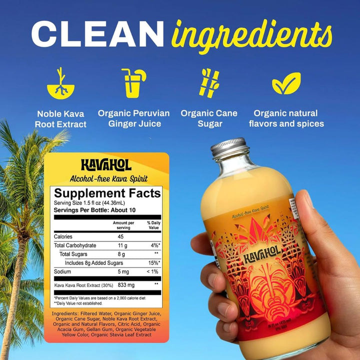 Kavahol – Spiritueux de kava sans alcool