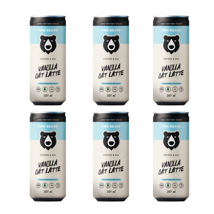 Two Bears - Latté à l'avoine vanille mousseux