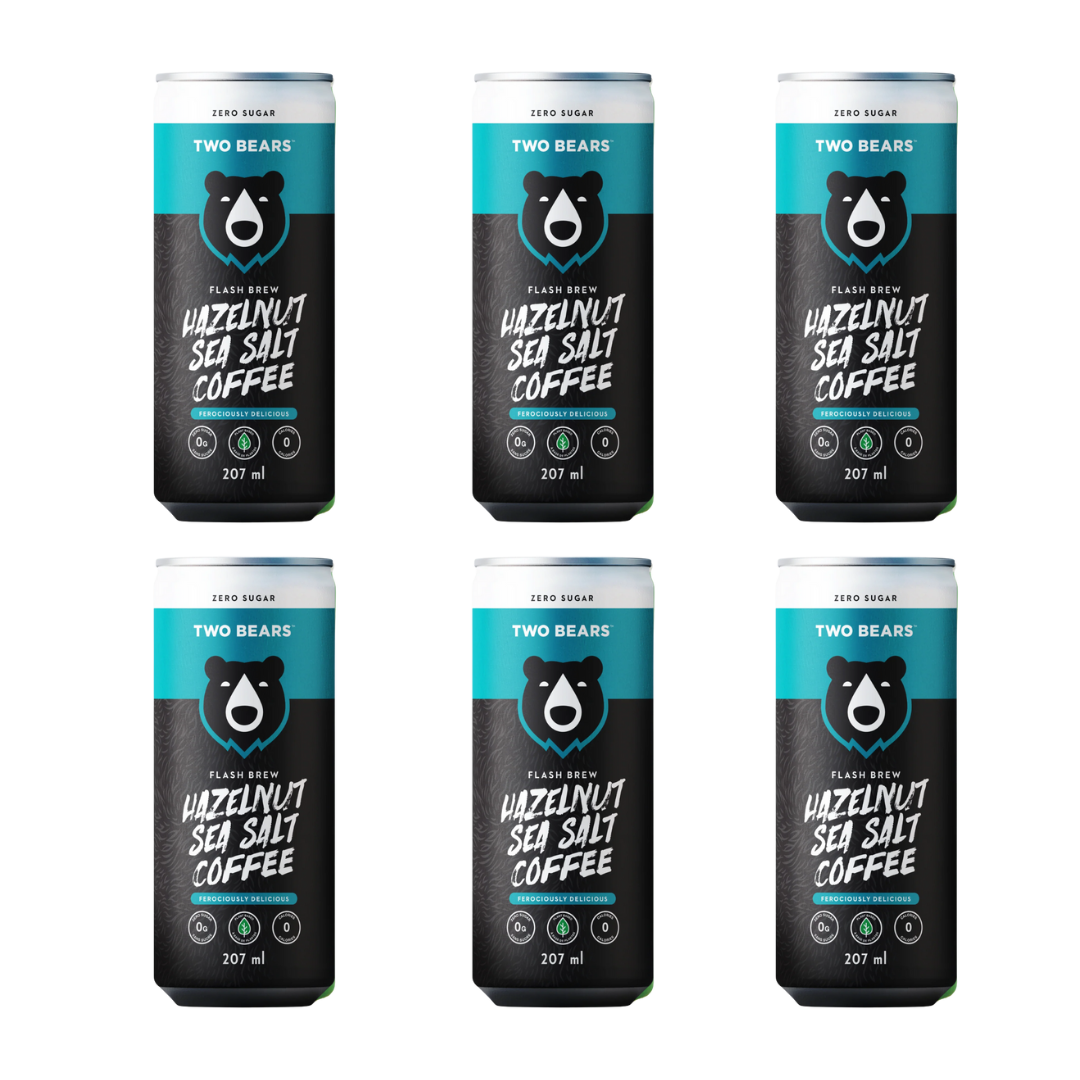 Two Bears Natural Hazelnut Sea Salt Flash Brew Coffee - Upside