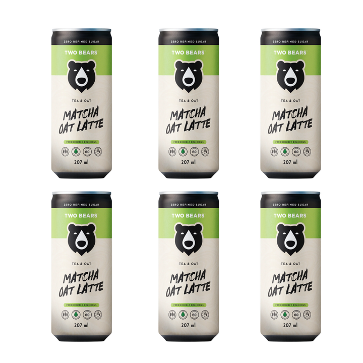 Two Bears - Latté d'avoine au matcha mousseux