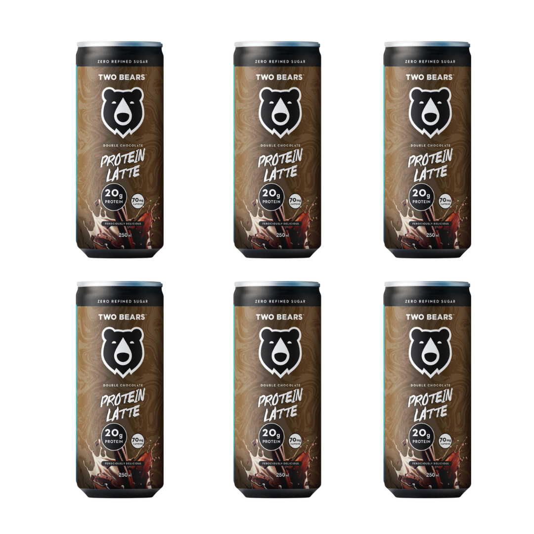 Two Bears Natural Double Chocolate Protein Latte - Upside Drinks