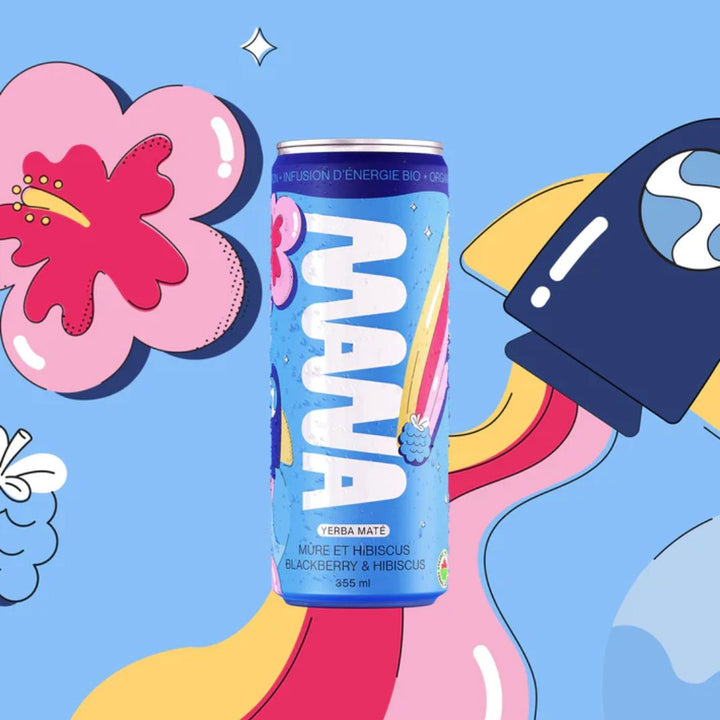 MANA Yerba Maté - Mûre & Hibiscus