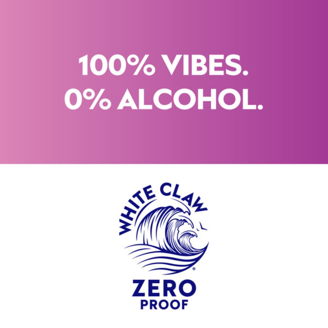 White Claw Zero Proof™ Non-Alcoholic Black Cherry Cranberry