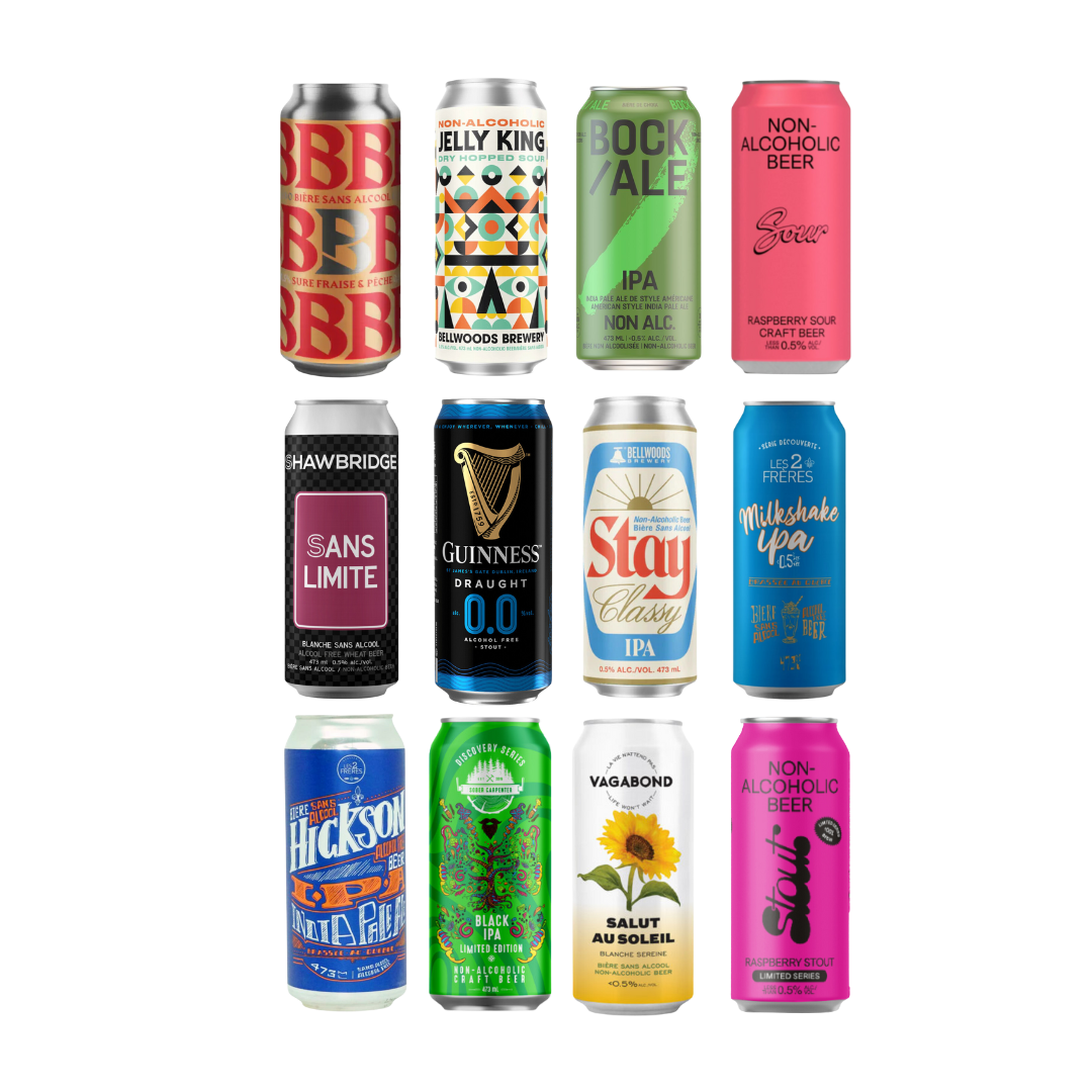 Sober October Bundle - Tall Beer 473ml Edition (12 Pack)