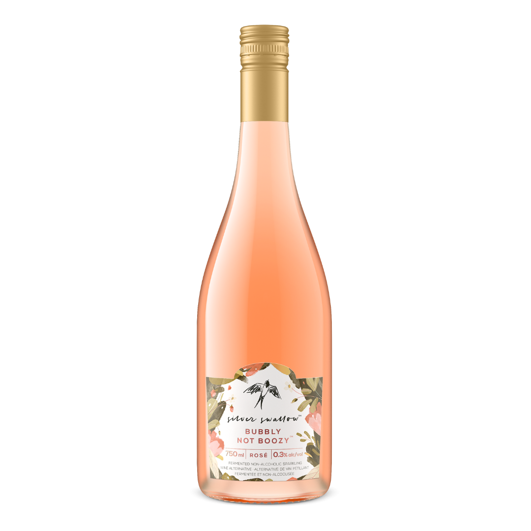 Silver Swallow - Rosé Pétillant Pas Alcoolisé - Alternative au Vin