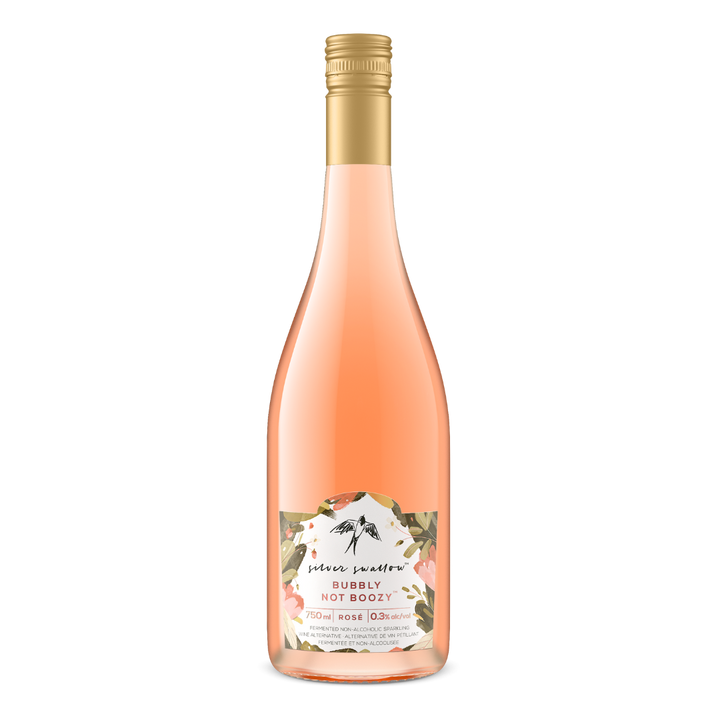 Silver Swallow - Rosé Pétillant Pas Alcoolisé - Alternative au Vin