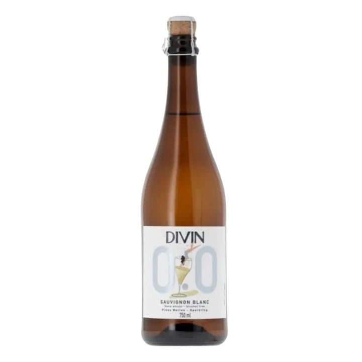 DIVIN 0.0 - Sparkling Sauvignon Blanc, non-alcoholic wine