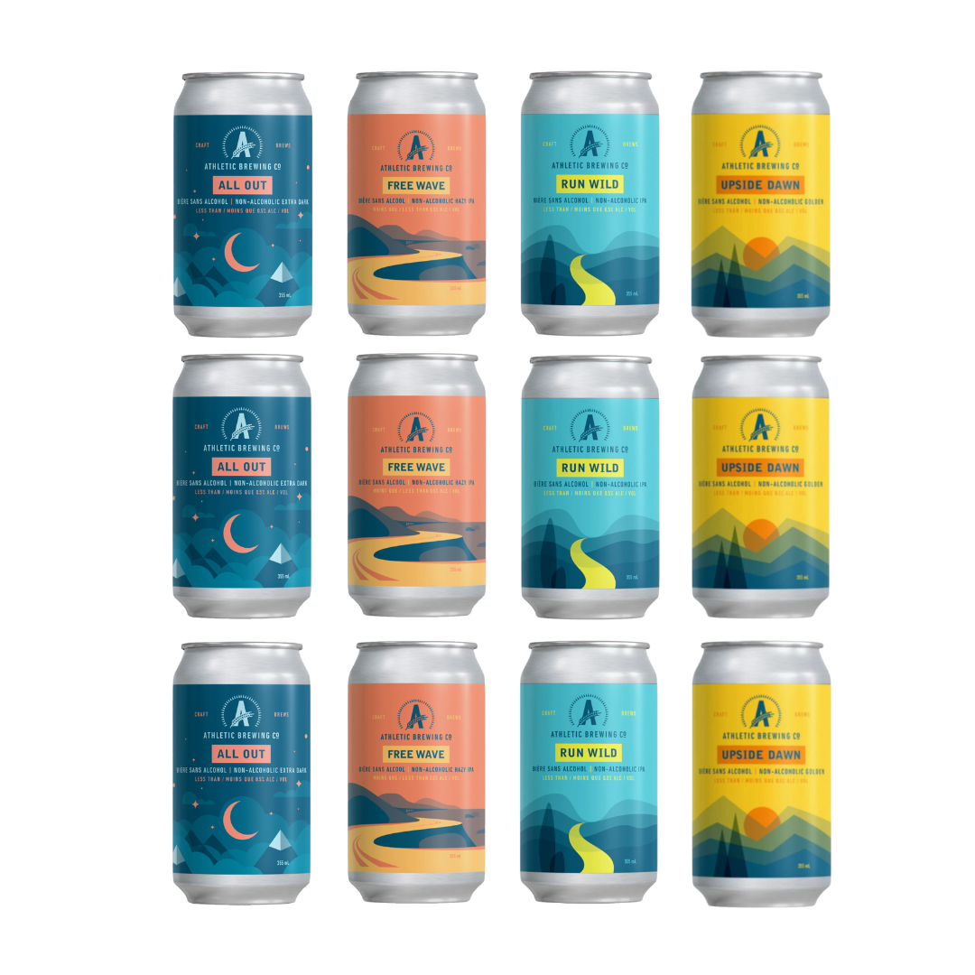 Athletic Brewing - Variety Pack (12 Pack) - UpsideDrinks