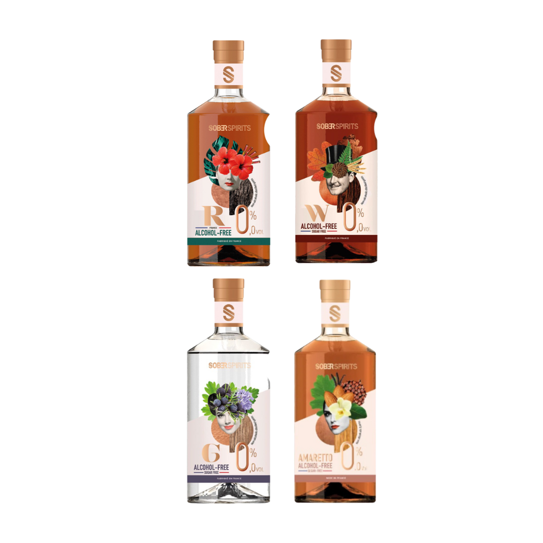 Sober Spirits - Pack Variété (4 Pack)