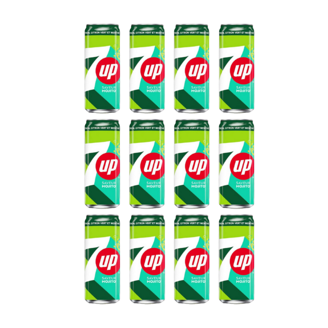 7up - Mojito Sans Sucre  (4 Pack)