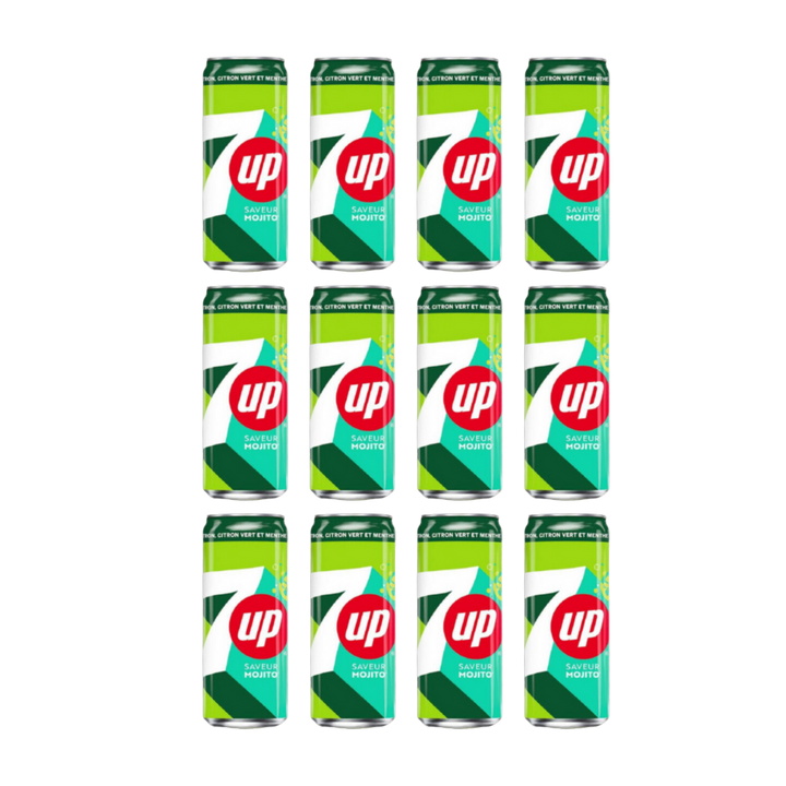 7up - Mojito Sans Sucre  (4 Pack)