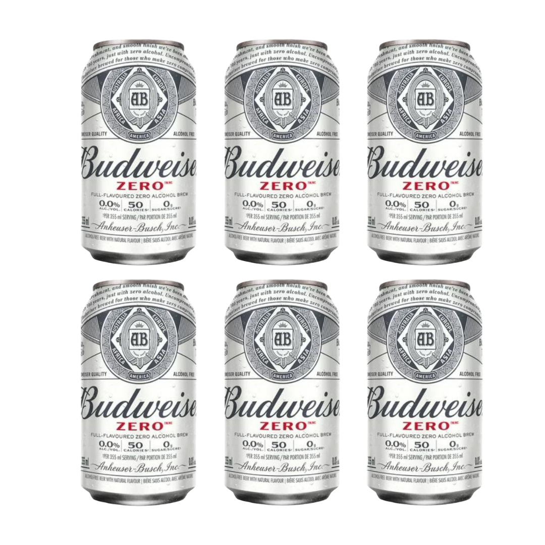 Budweiser Non-Alcoholic Zero 0.0% - Upside Drinks - Free Shipping