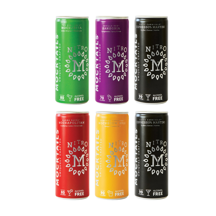 Mocktails Uniquely Crafted - Variété Nitro Pack (Paquet de 12)