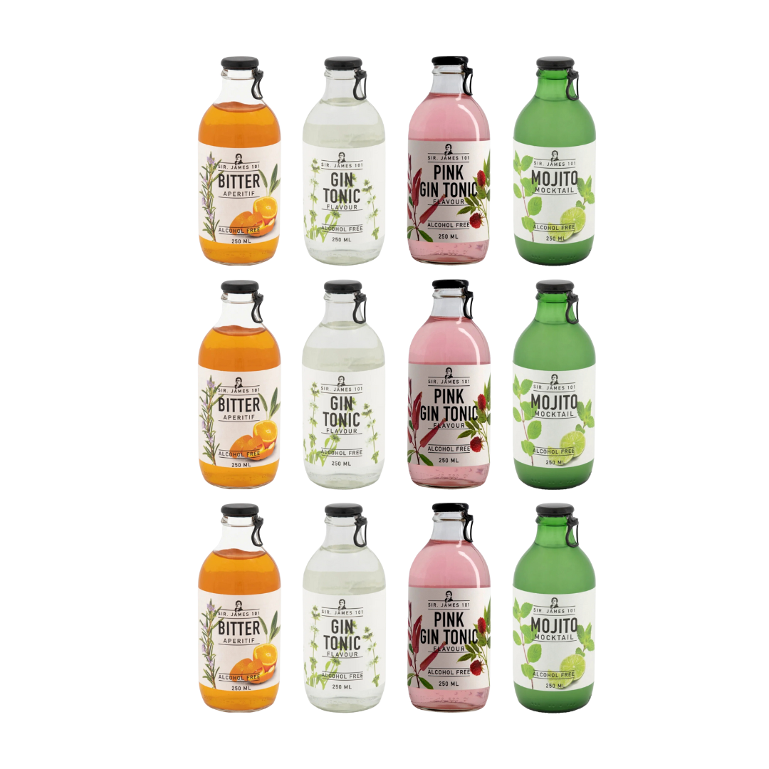 Sir James 101 Non-Alcoholic Variety Pack - Upside Drinks - Free