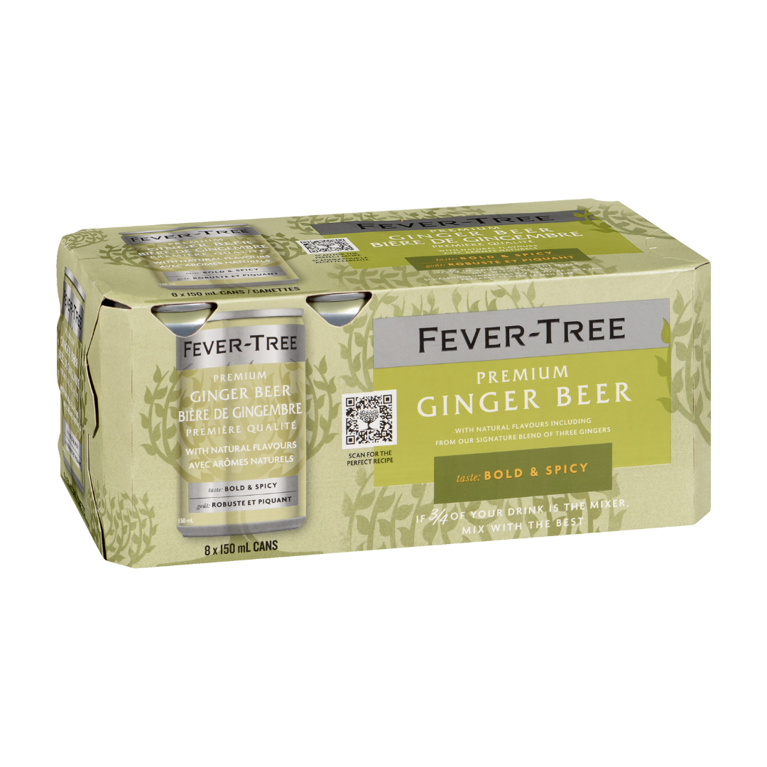 Fever Tree - Bière au gingembre de qualité supérieure (paquet de 8)