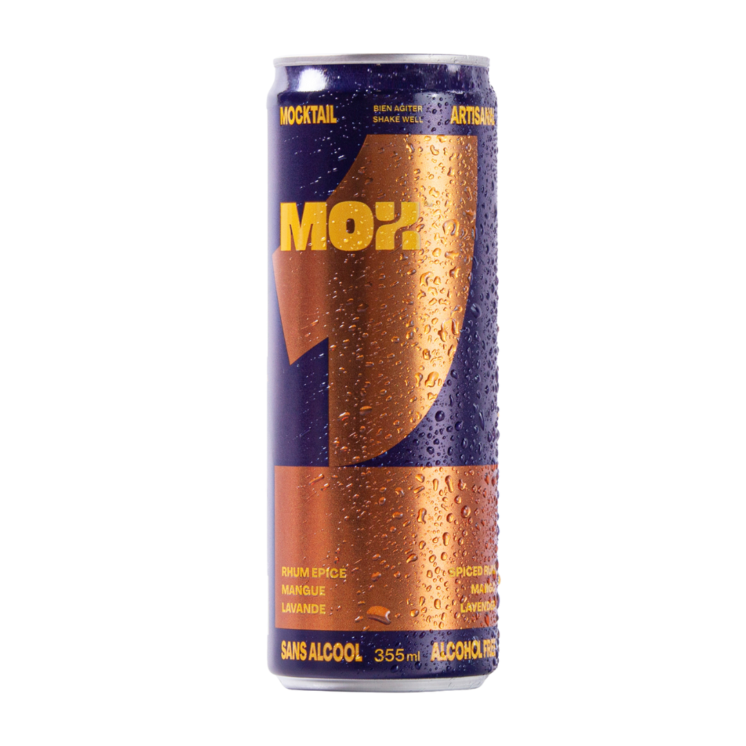 Mox Mocktails - Mox 1 - Rhum Épicé Mangue Lavande