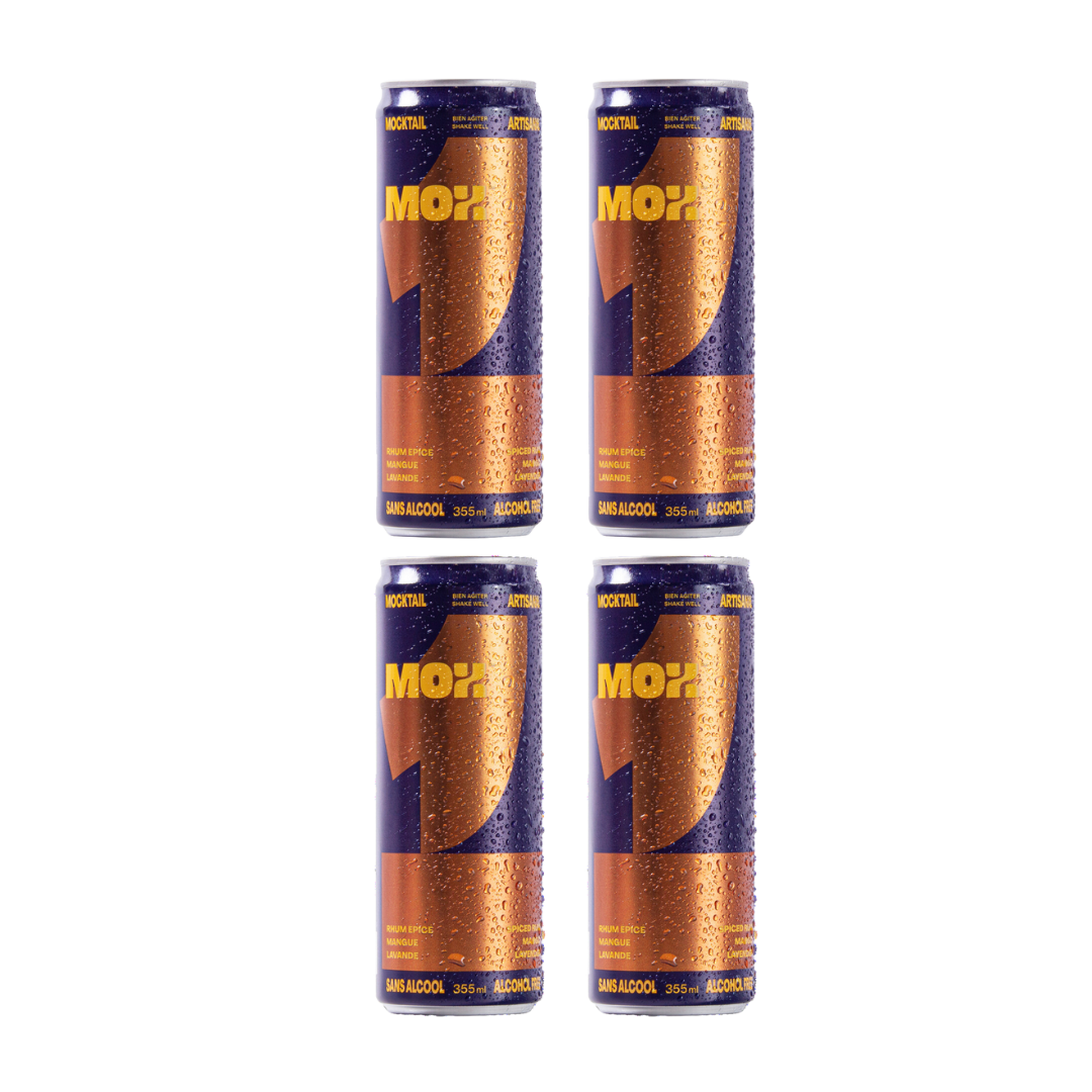 Mox Mocktails - Mox 1 - Rhum Épicé Mangue Lavande