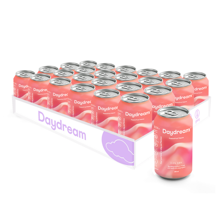 Daydream  - Passionfruit Paloma Hemp and Adaptogen Infused - 24 Pack