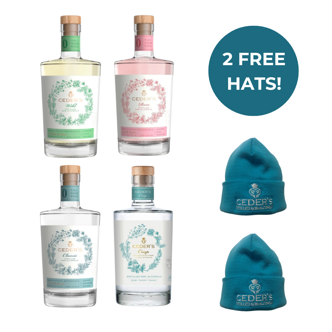 Ceder's - Variety Pack (4 pack) + 2 Free Hats