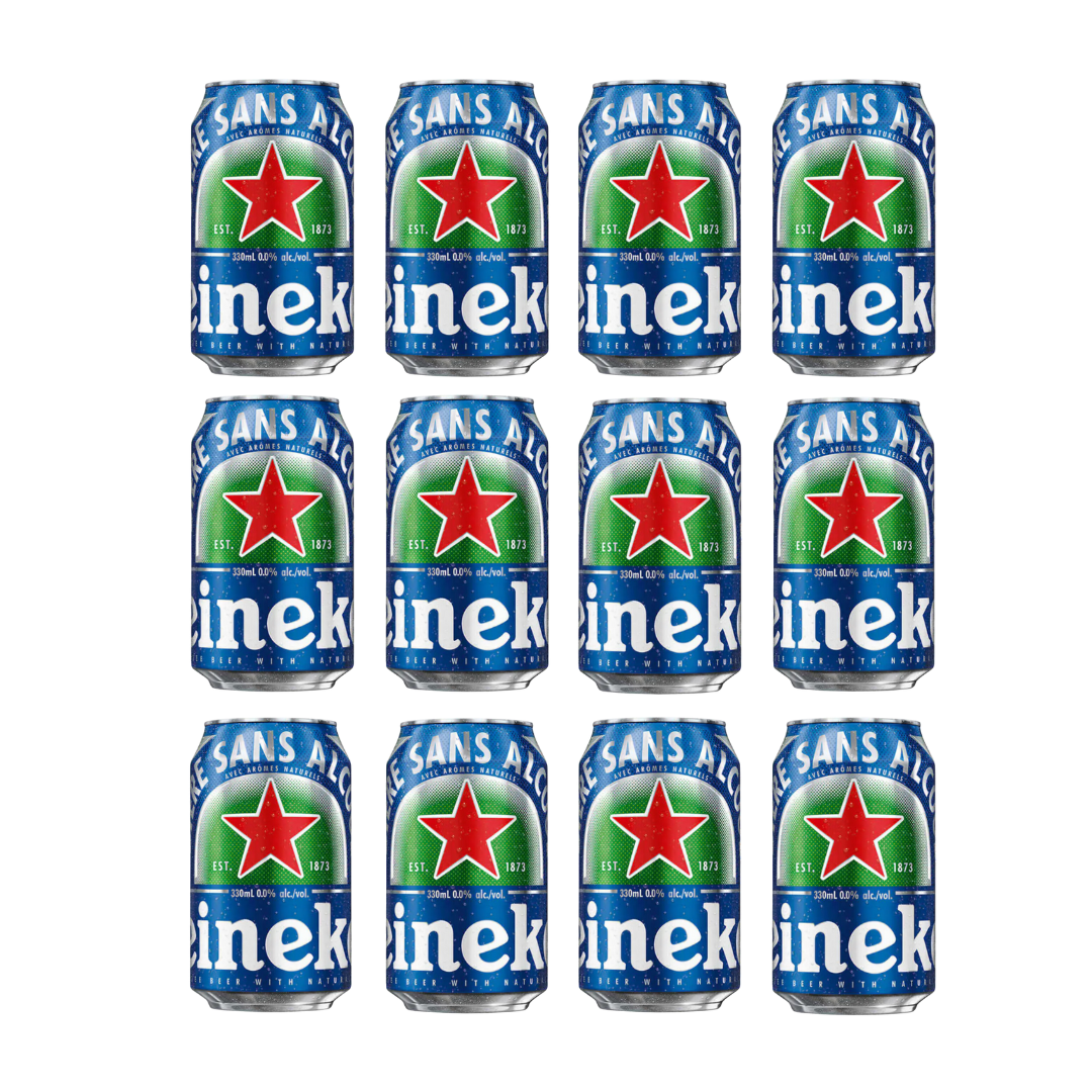 Heineken 0.0 - Bière (Lot de 6)