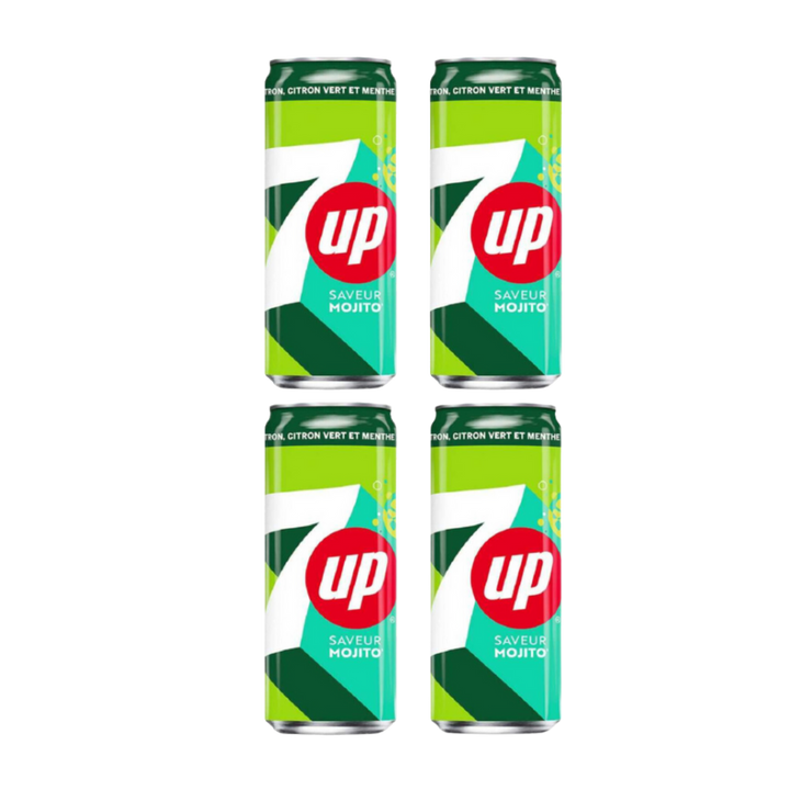 7up - Mojito Sans Sucre  (4 Pack)