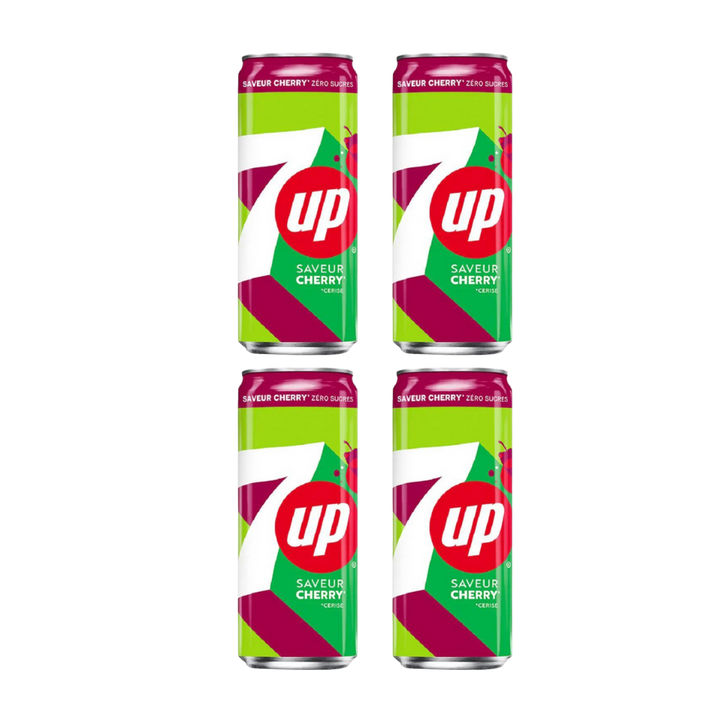 7up - Cerise Sans Sucre (4 Pack)