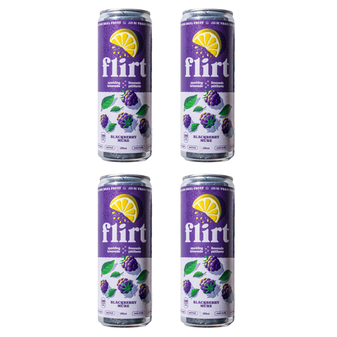 Flirt - Limonade pétillante aux mûres