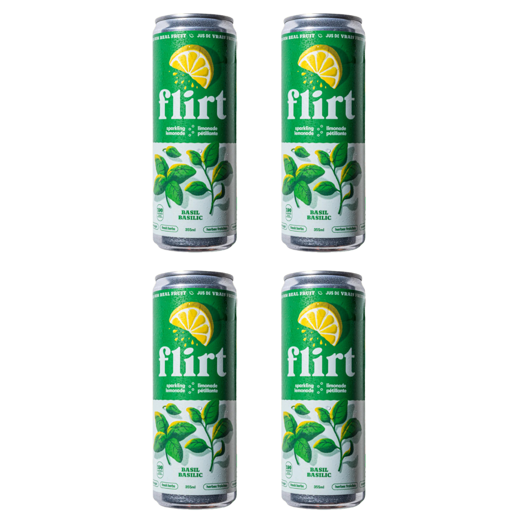 Flirt - Limonade Pétillante au Basilic