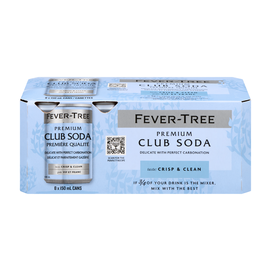 Fever Tree - Premium Club Soda  (Paquet de 8)