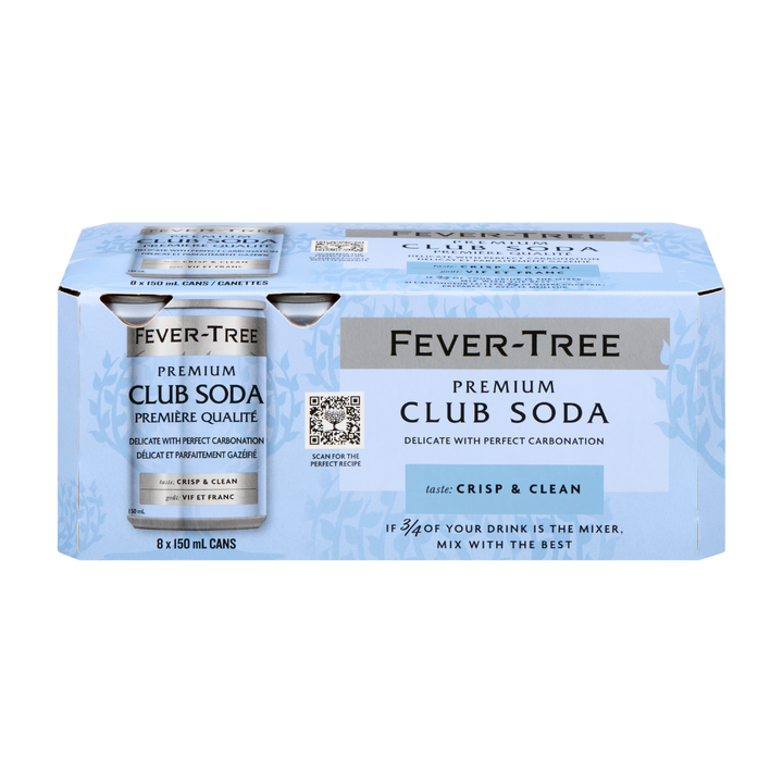 Fever Tree - Premium Club Soda (8 Pack)