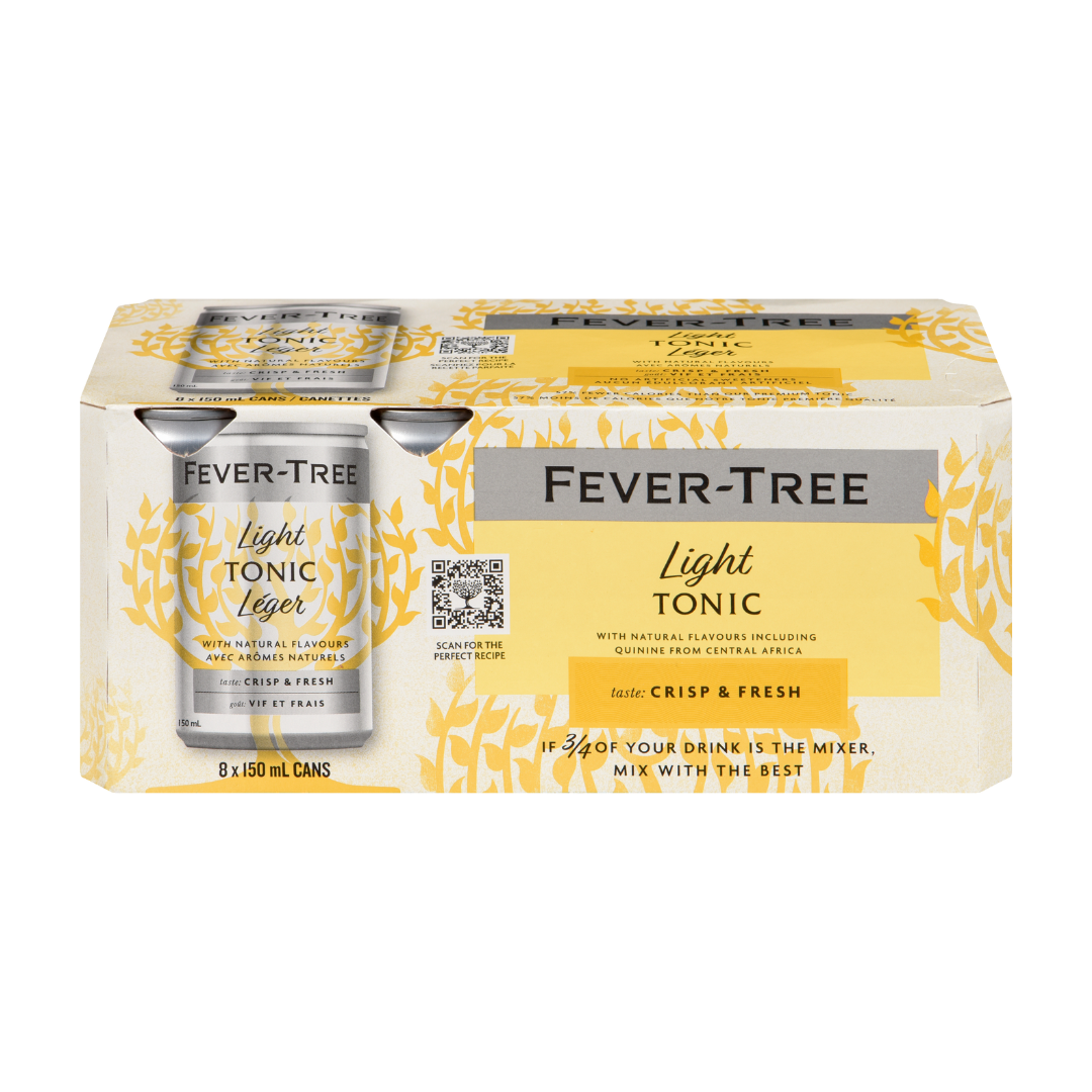 Fever Tree - Eau Tonique Légère (Paquet de 8)