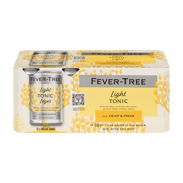 Fever Tree - Eau Tonique Légère (Paquet de 8)