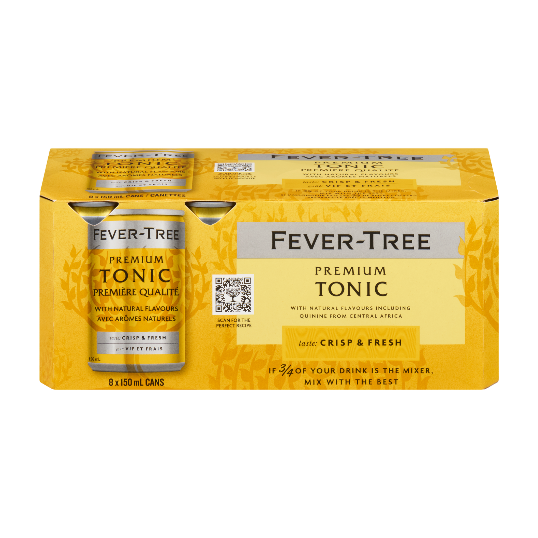 Fever Tree - Eau Tonique Indienne Premium  (Paquet de 8)