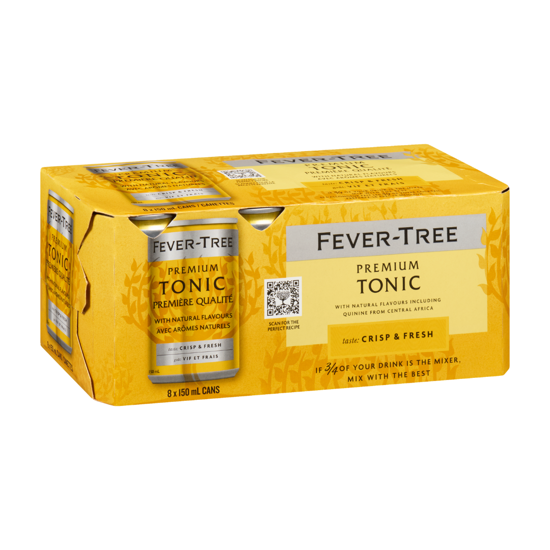 Fever Tree - Eau Tonique Indienne Premium  (Paquet de 8)