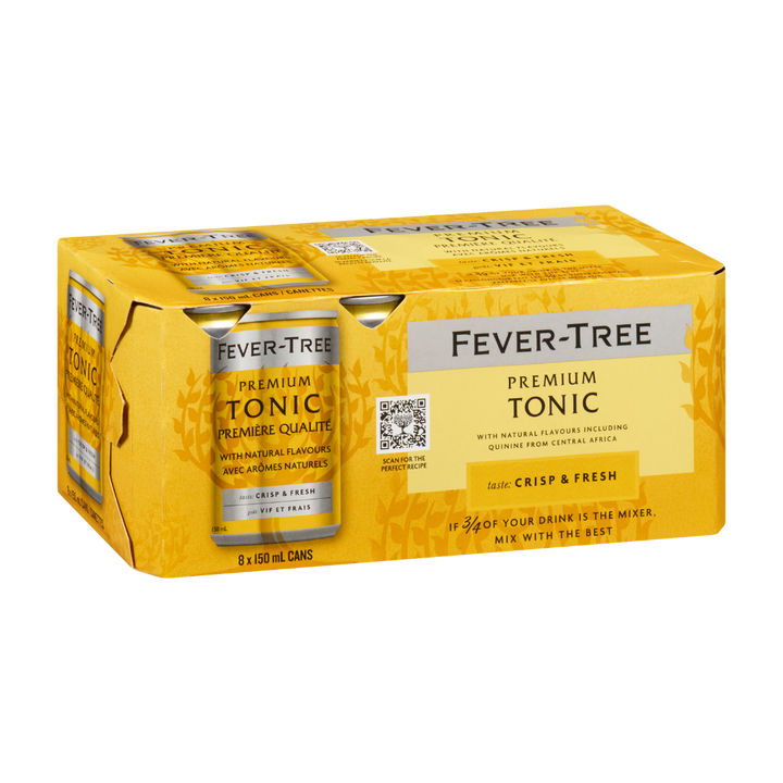 Fever Tree - Eau Tonique Indienne Premium  (Paquet de 8)