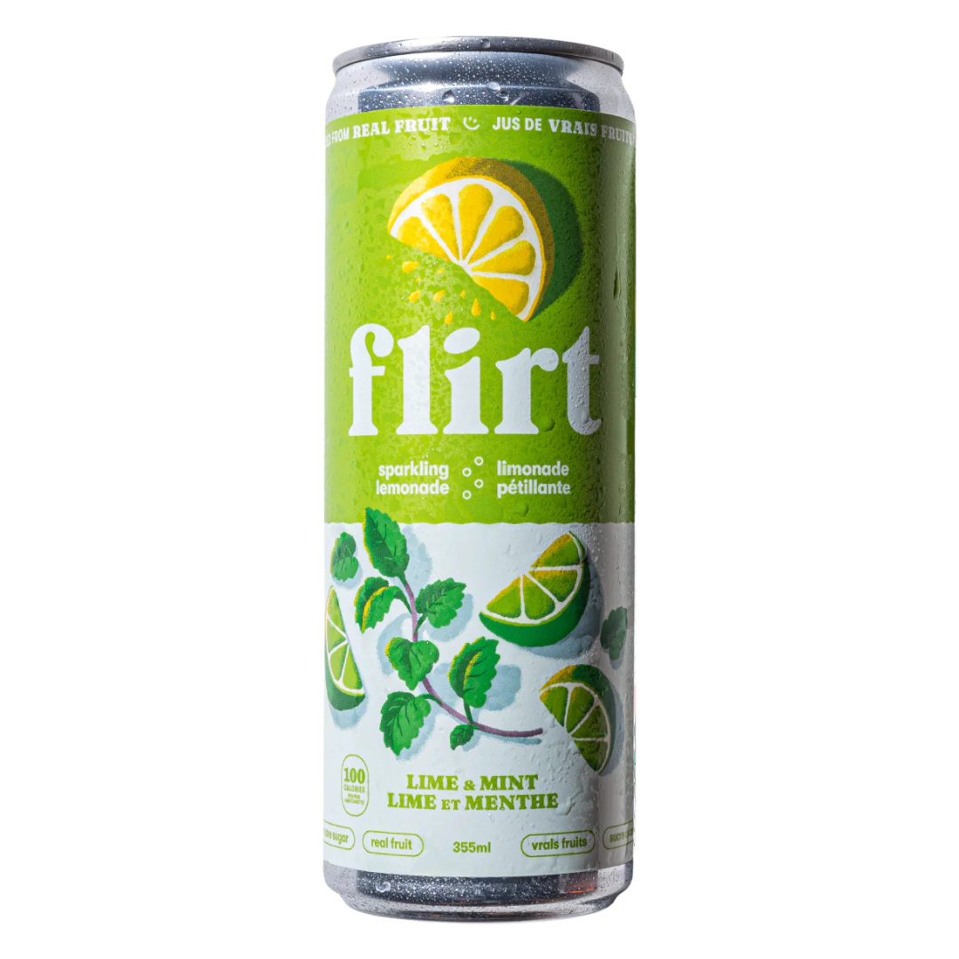 Flirt - Limonade pétillante à la lime et à la menthe