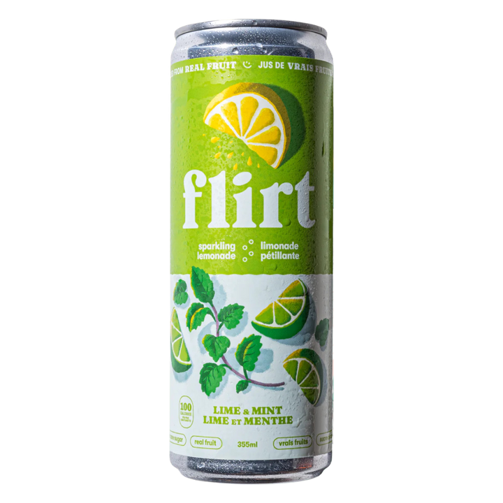 Flirt - Limonade pétillante à la lime et à la menthe