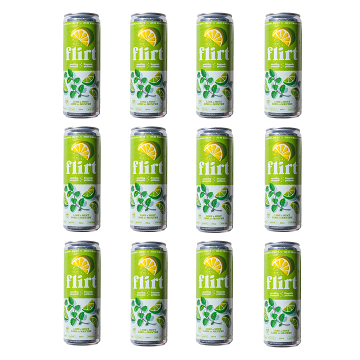 Flirt - Limonade pétillante à la lime et à la menthe