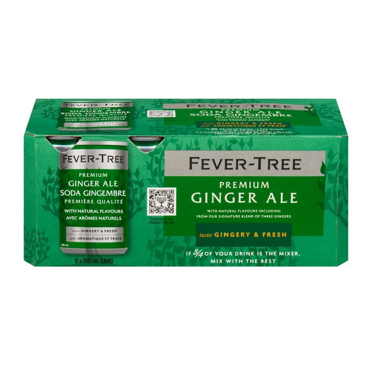 Fever Tree - Ginger Ale Premium  (Paquet de 8)