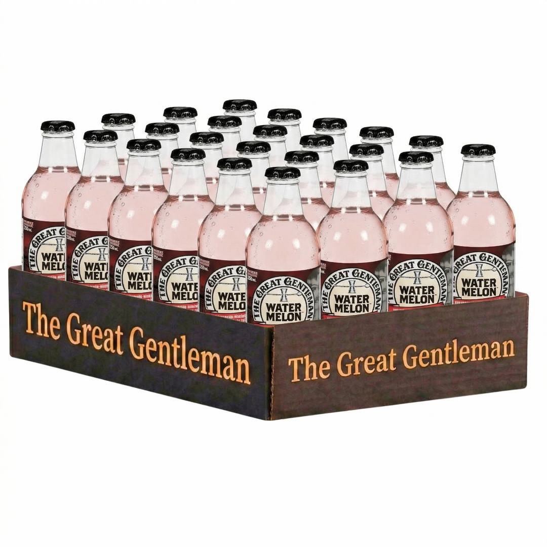The Great Gentleman - Watermelon Hibiscus Soda (6 Pack Bottle)