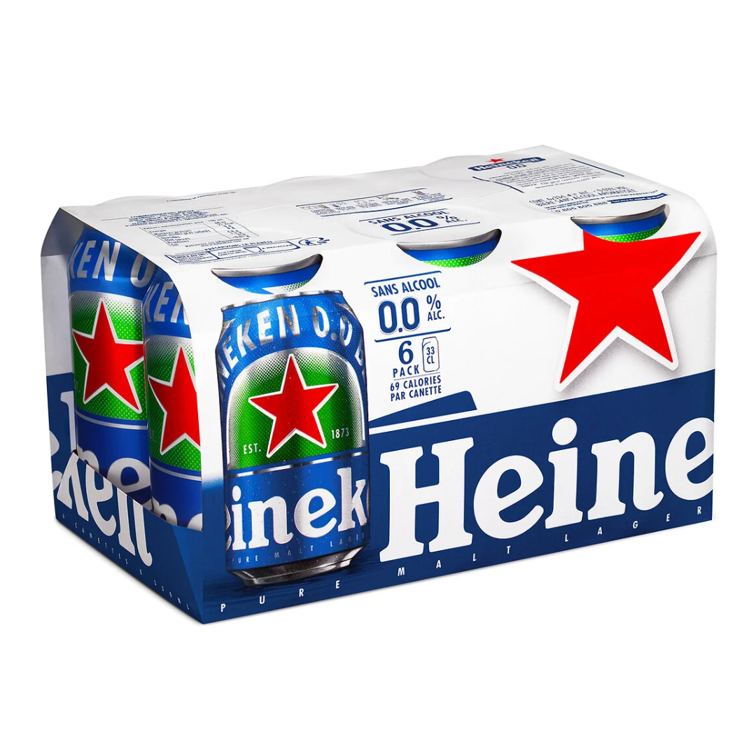 Heineken 0.0 - Bière (Lot de 6)