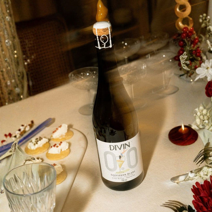 DIVIN 0.0 - Sparkling Sauvignon Blanc, non-alcoholic wine, photo 5 of 6