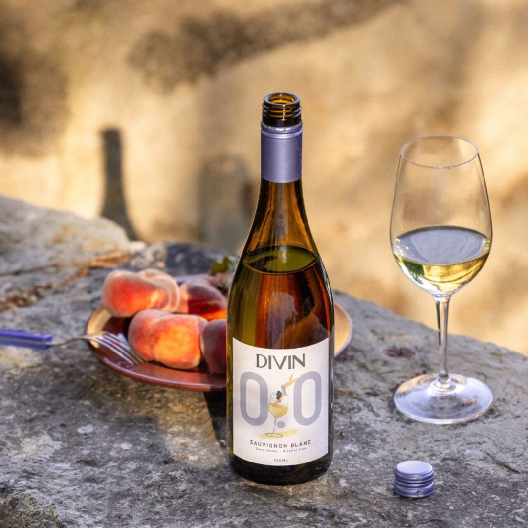 DIVIN 0.0 - Sauvignon Blanc, non-alcoholic wine, photo 7 of 7