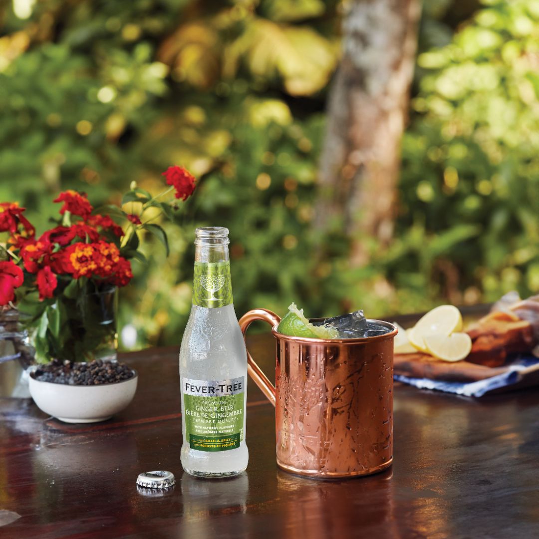 BECOME TREE ビカムツリー チェーンサスペンダー ホワイト×ゴールド Fever Tree Non-Alcoholic Premium Ginger Beer - Upside Drinks