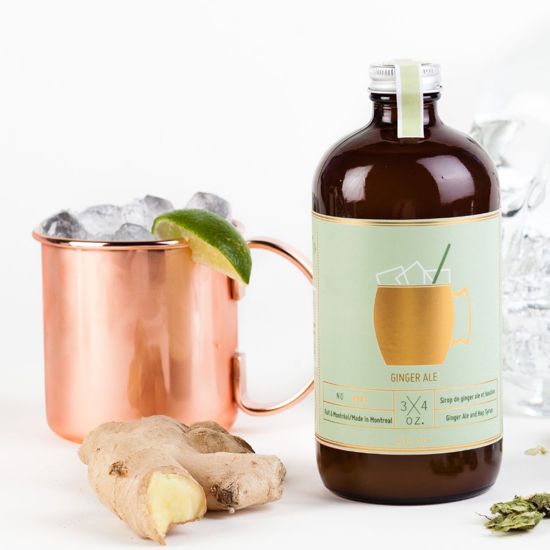 3/4 OZ - Concentré de Ginger Ale