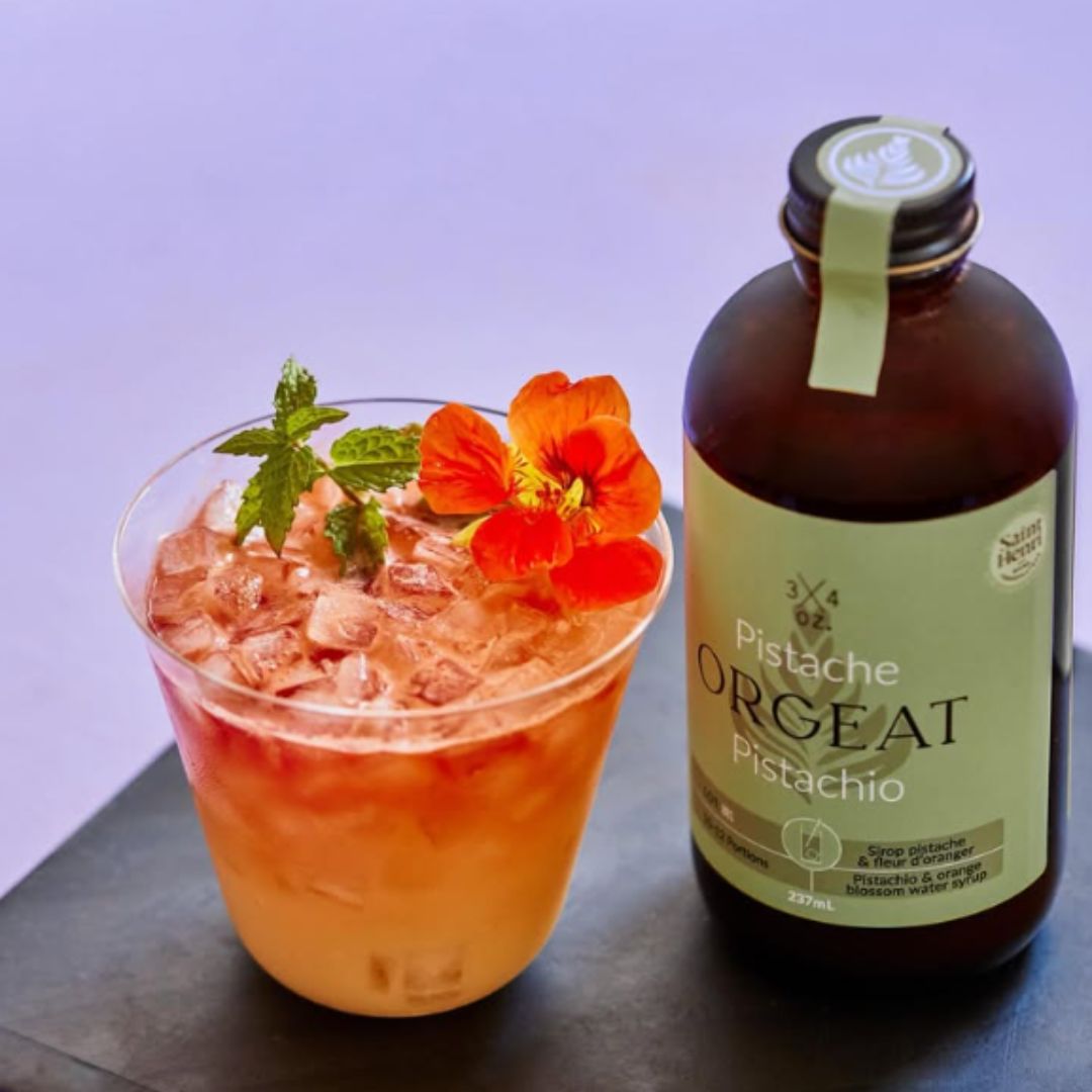 3/4 OZ - Sirop de Pistache & Fleur d'Oranger