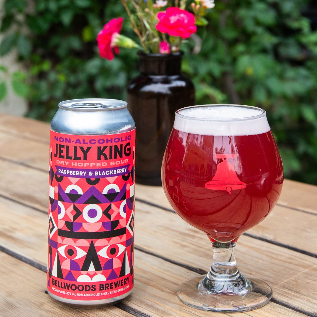 Bellwoods Non-Alcoholic Raspberry & Blackberry Sour | Upside Drinks