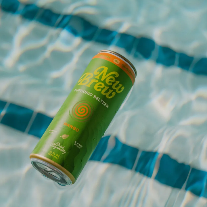New Brew - Mango Euphoric Seltzer - Kratom / Kava