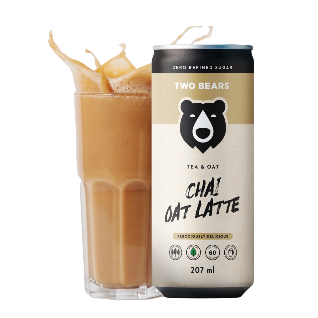 Two Bears - Latté d'Avoine Mousseux au Chai