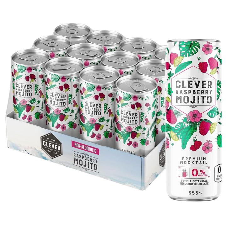 Clever Mocktail - Mojito Framboise Sans Sucre